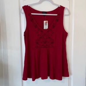 Torrid embellished panel tank 00 10